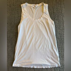 AG Adriano Goldschmied Cream Tank Top